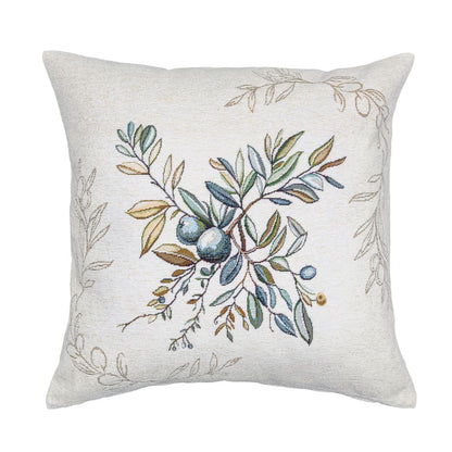 Cushion cover «Olive -1» - Premium Tapestry with Microfibre - Textile4Family