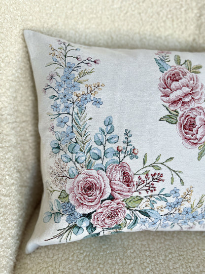 Cushion cover «Rose -1» - Premium Tapestry with Microfibre - Textile4Family