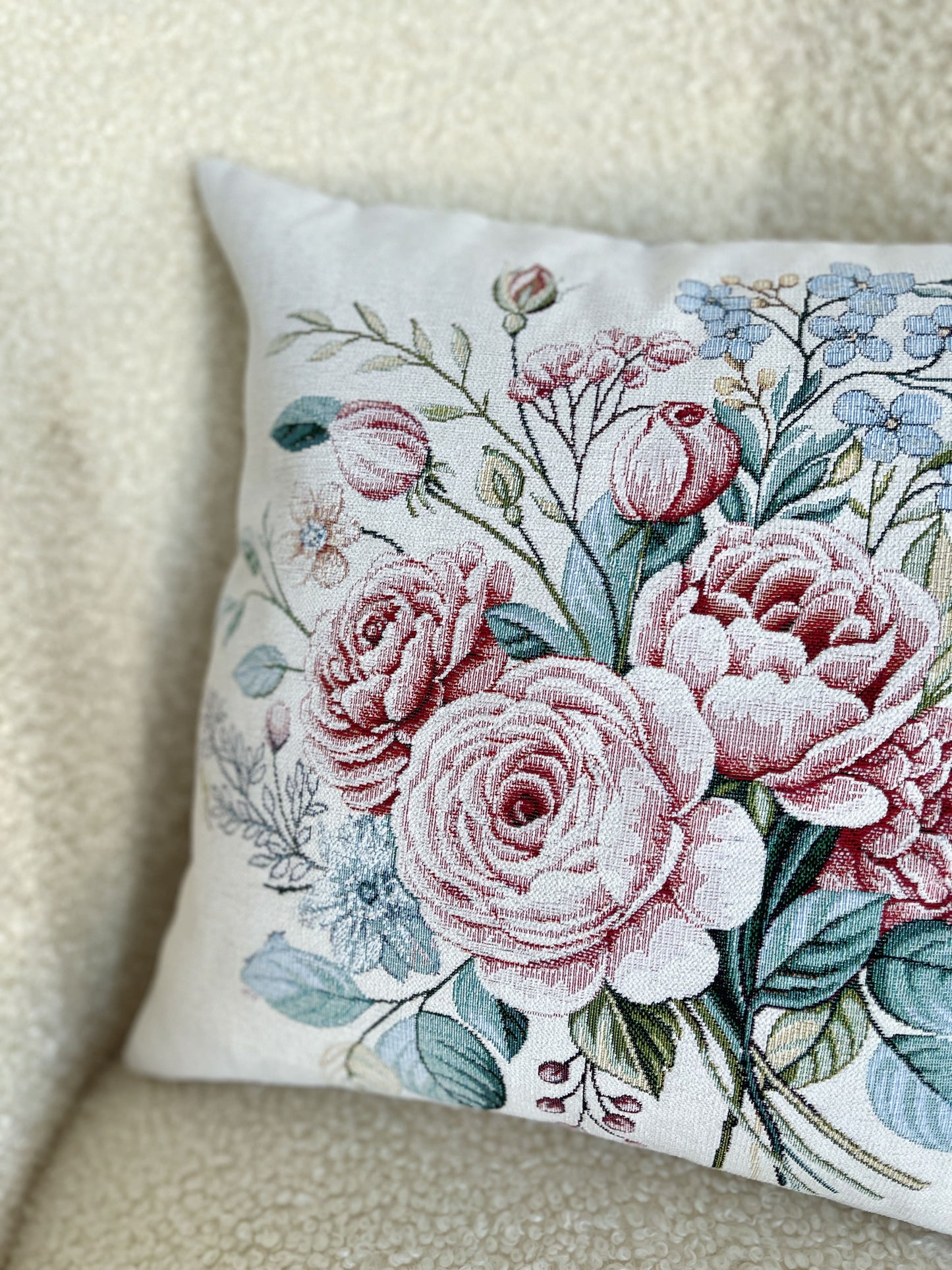 Cushion cover «Rose -2» - Premium Tapestry with Microfibre - Textile4Family