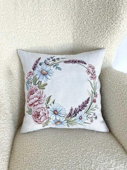Cushion cover «Rose -3» - Premium Tapestry with Microfibre - Textile4Family