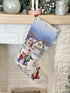 Christmas Stocking  «Magic of Christmas» with Silver Lurex - Premium Gobelin - Textile4Family