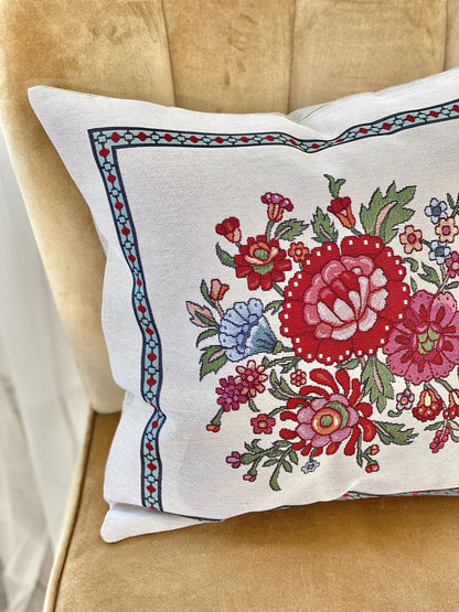 Cushion cover «Folk Floral» - Premium Tapestry - Textile4Family