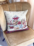 Christmas Cushion cover «Sweet Dreams» with Golden Lurex - Premium Gobelin - Textile4Family