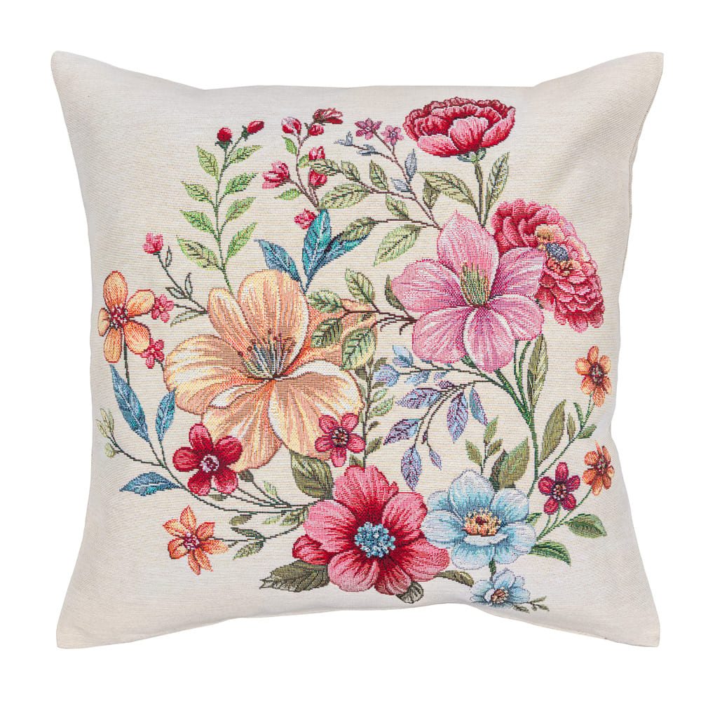 Cushion cover «Blooming garden» - Premium Tapestry - Textile4Family