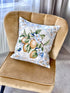 Tapestry cushion cover "Lemon Majolica-1" with microfibre - Textile4Family