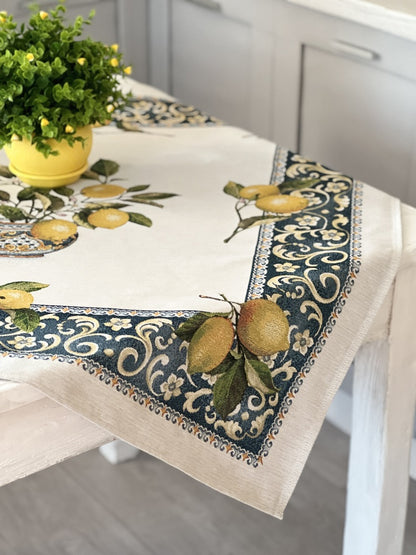 Tapestry tablecloth «Lemons»