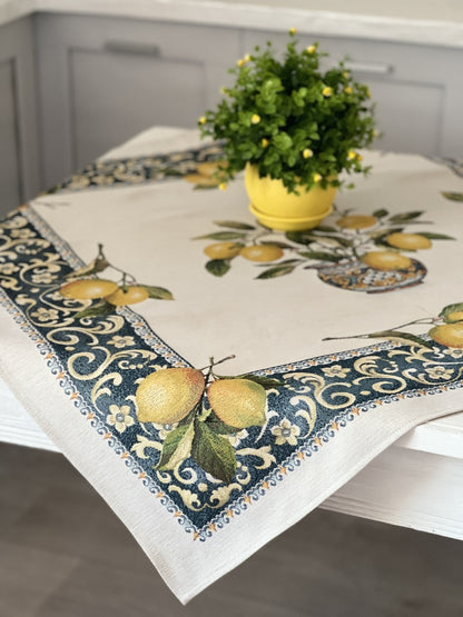 Tapestry tablecloth «Lemons»