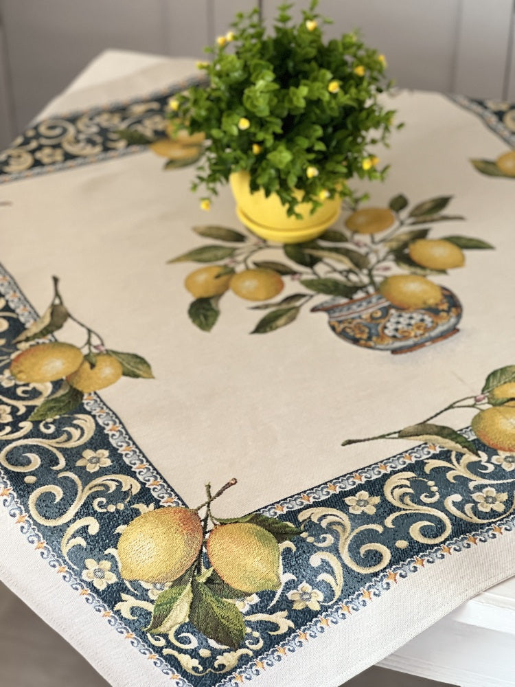 Tapestry tablecloth «Lemons»