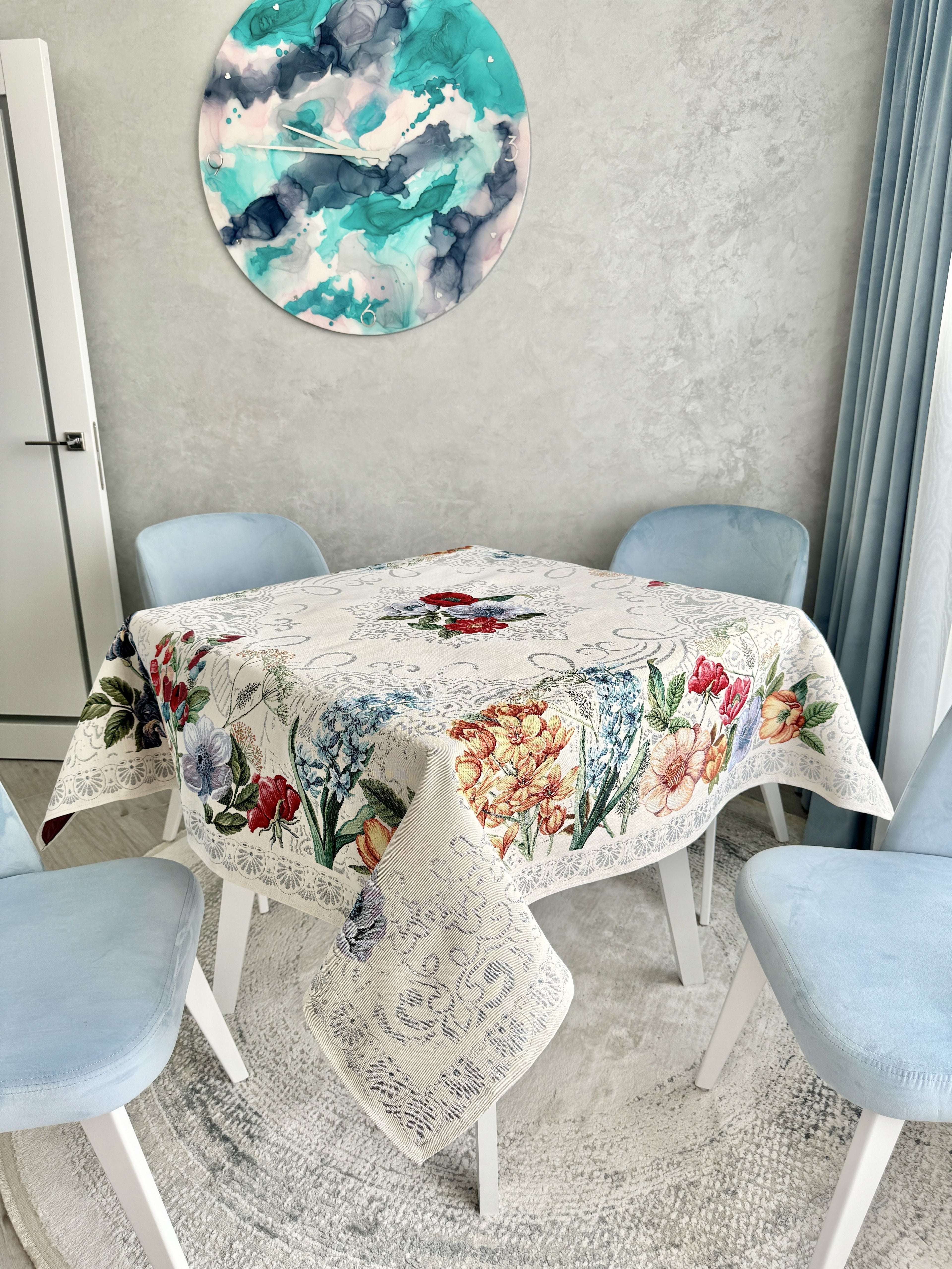 Tapestry tablecloth «MANDALAS FLOWERS» Limaso Textile