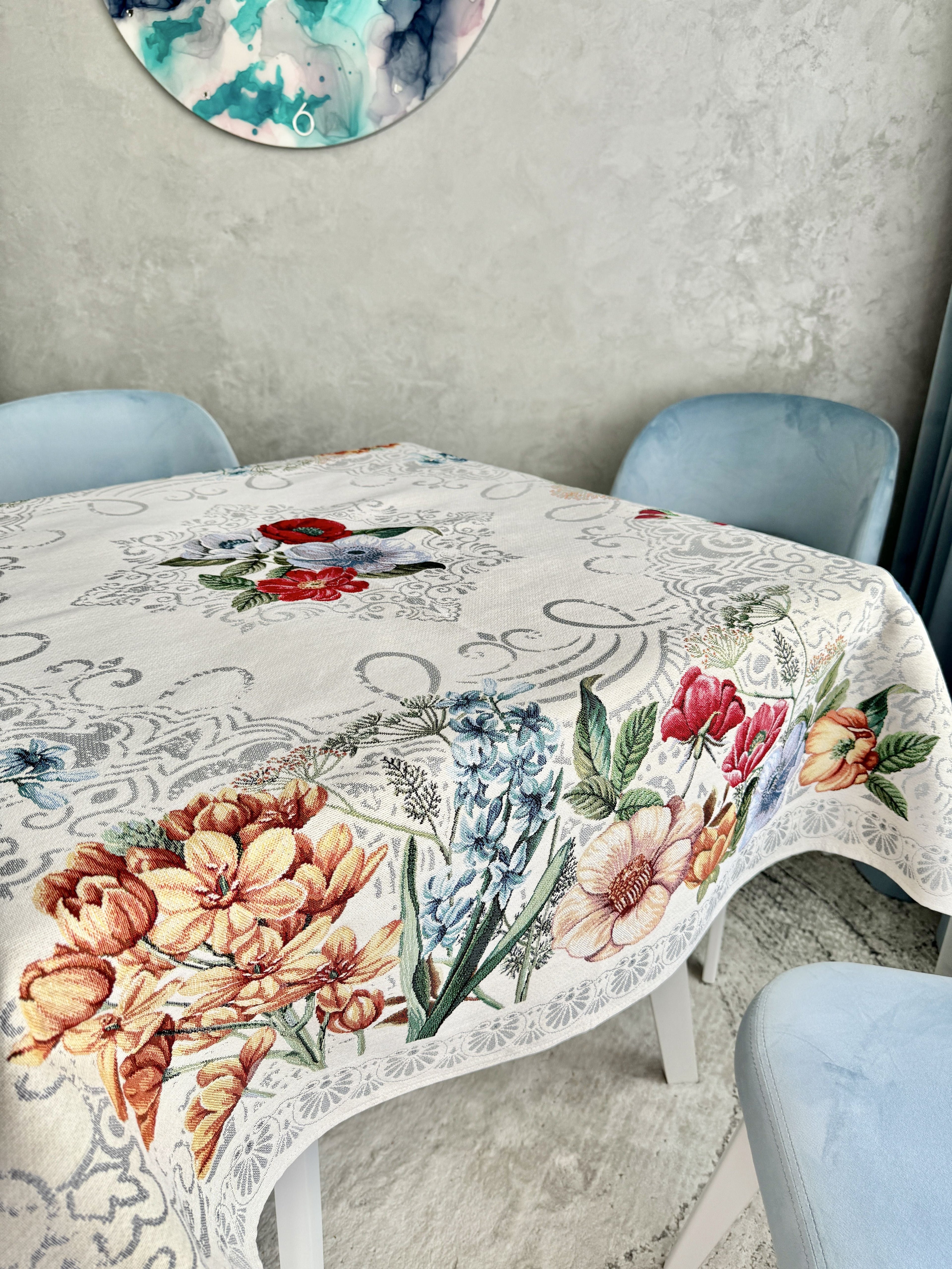 Tapestry tablecloth «MANDALAS FLOWERS» Limaso Textile