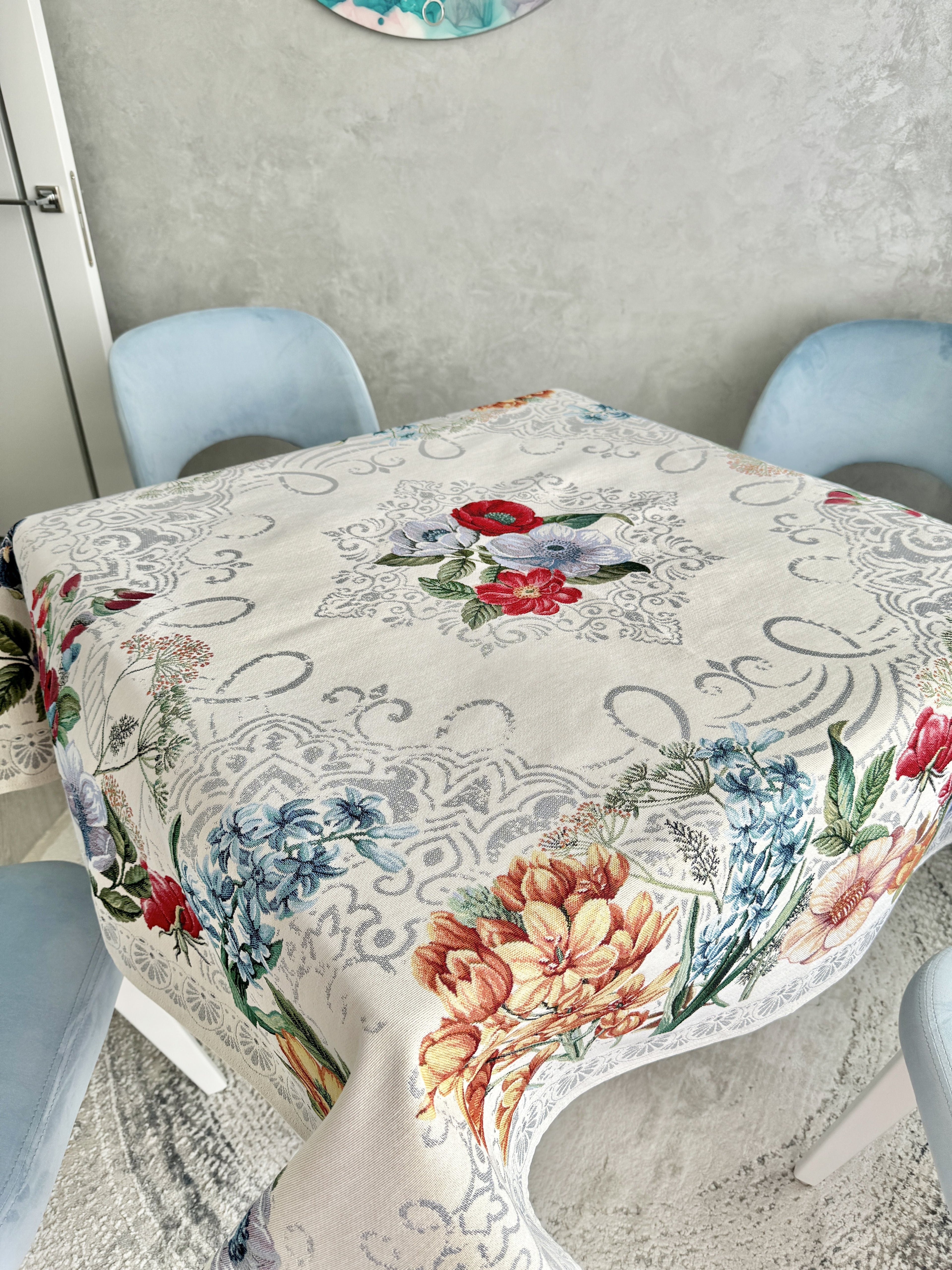 Tapestry tablecloth «MANDALAS FLOWERS» Limaso Textile