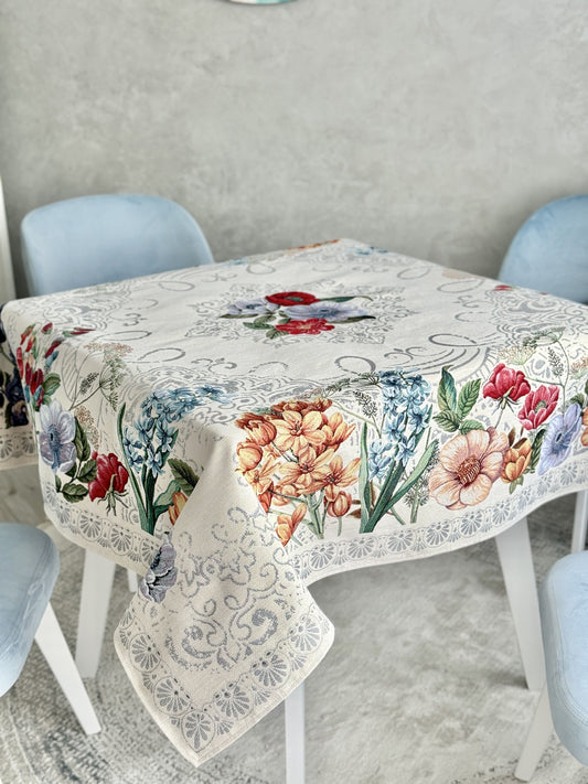 Tapestry tablecloth «MANDALAS FLOWERS»