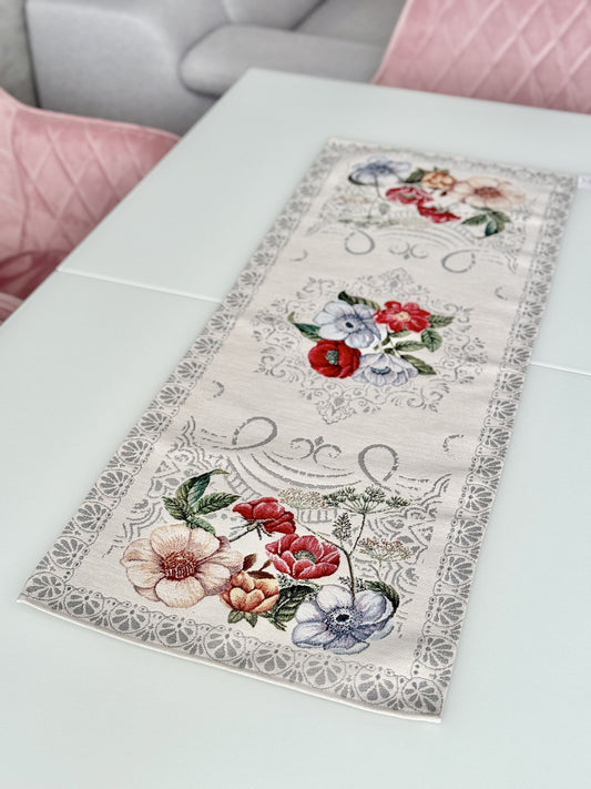 Tapestry table runner «MANDALAS FLOWERS»