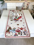 Christmas Table Runner  «Nutcracker soldier» with Golden Lurex - Premium Gobelin - Textile4Family