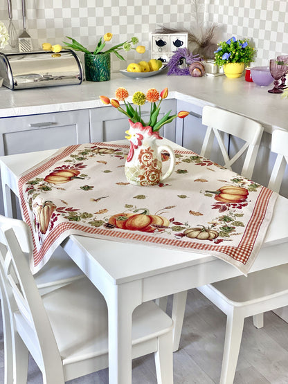 Square tablecloth «OCTUBRE» - Premium Gobelin - Textile4Family
