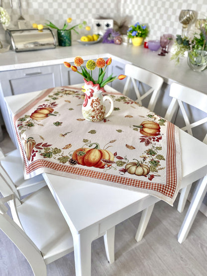 Square tablecloth «OCTUBRE» - Premium Gobelin - Textile4Family