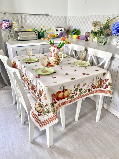 Rectangular tablecloth «OCTUBRE» - Premium Gobelin - Textile4Family