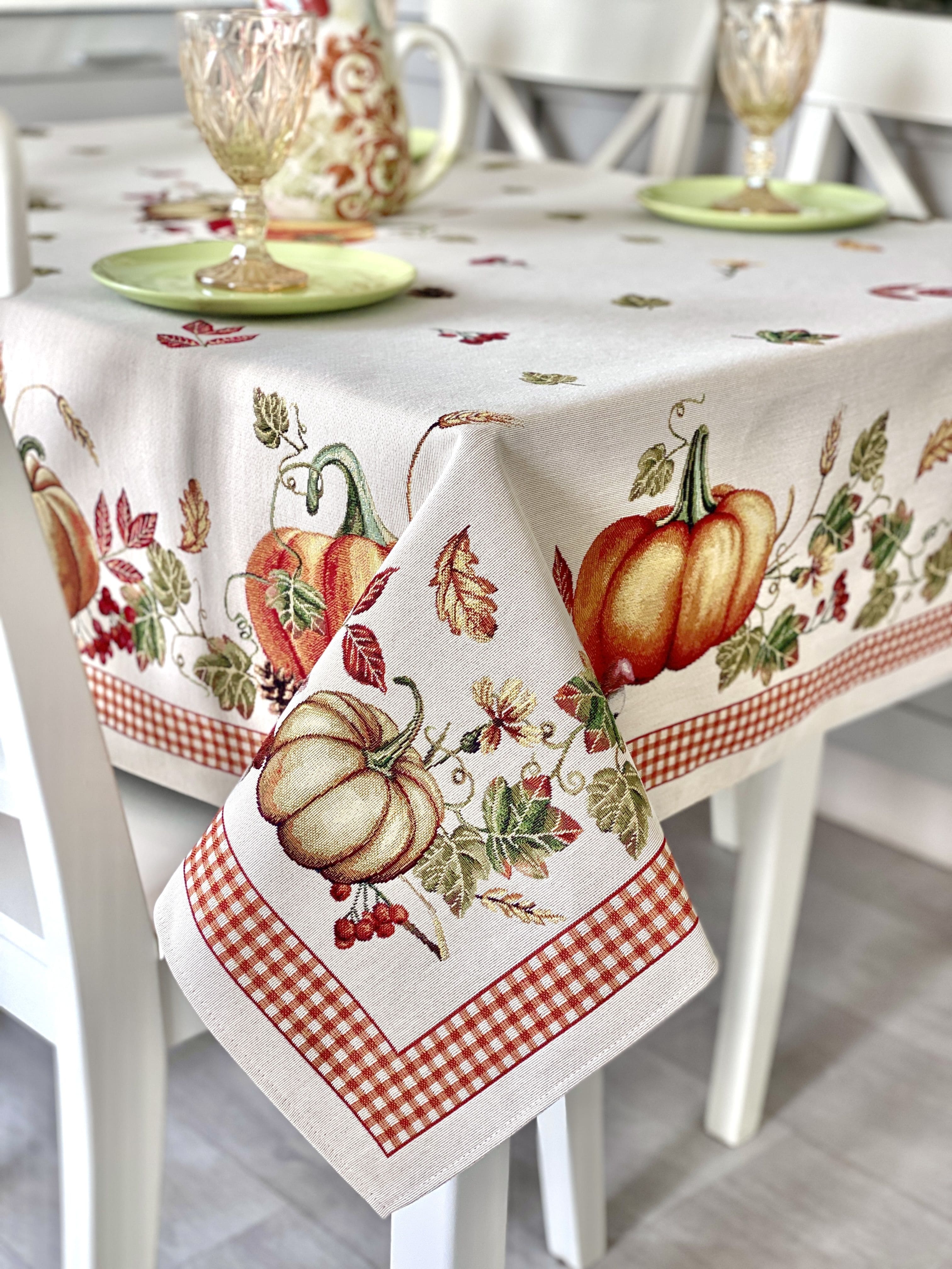 Rectangular tablecloth «OCTUBRE» - Premium Gobelin - Textile4Family