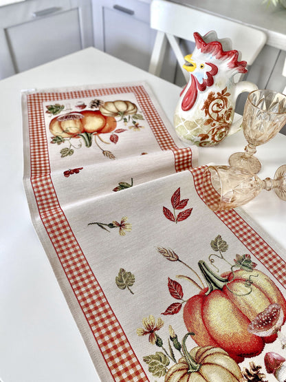 Table Runner «OCTUBRE» - Premium Gobelin - Textile4Family