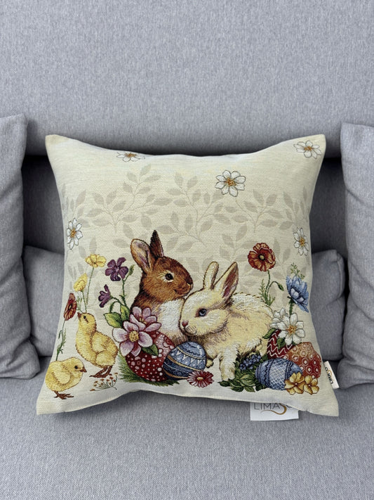 Easter tapestry cushion cover «Easter celebration»