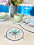 Tapestry coasters set of 6 «Wildflowers»