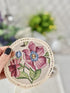Tapestry coasters set of 6 «Roses»