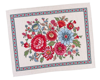Placemat set «Folk Floral» - Premium Tapestry - Textile4Family