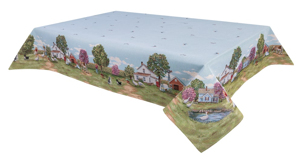 Tapestry tablecloth «Village» Limaso Textile