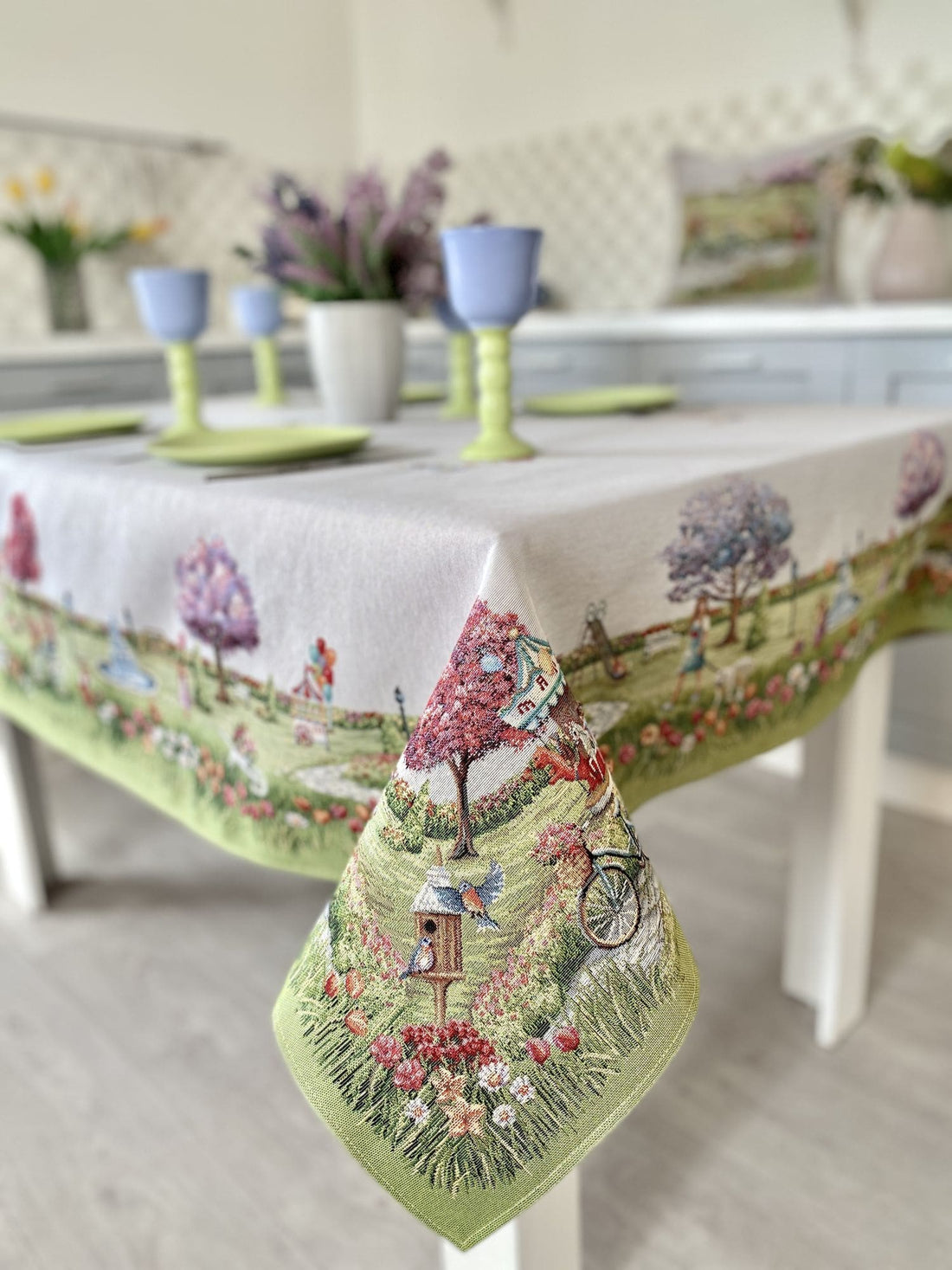 Tapestry tablecloth «Spring gardens» Limaso Textile