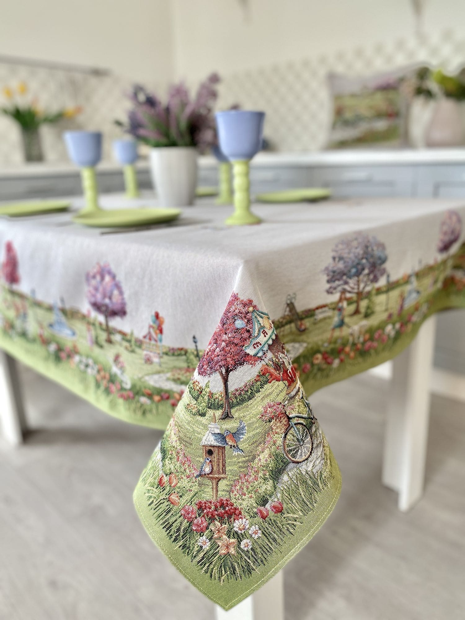 Tapestry tablecloth «Spring gardens» Limaso Textile