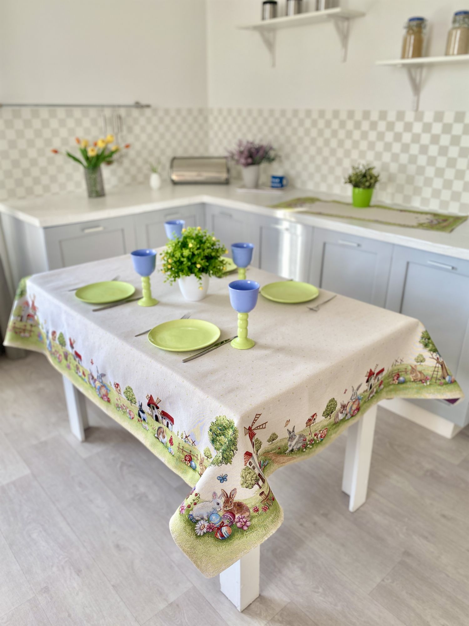 Easter tapestry tablecloth «Easter mood»