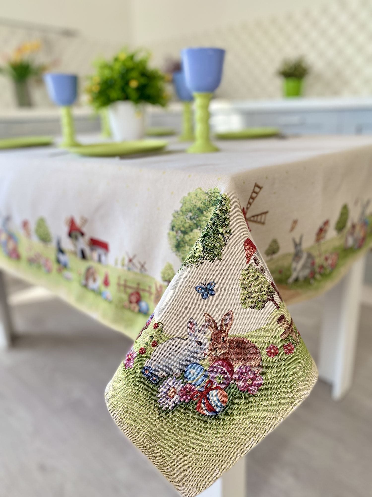 Easter tapestry tablecloth «Easter mood» Limaso Textile