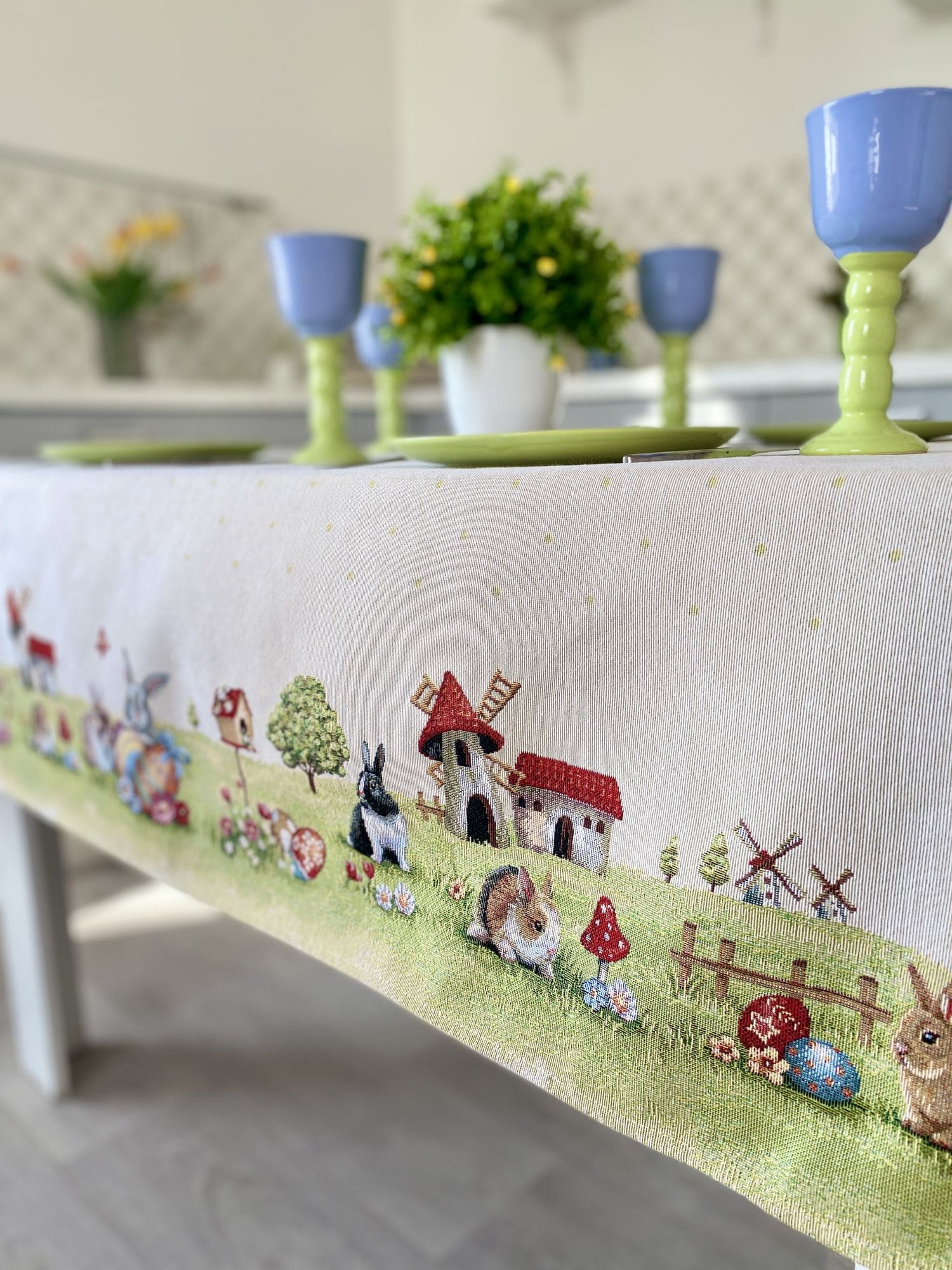 Easter tapestry tablecloth «Easter mood» Limaso Textile