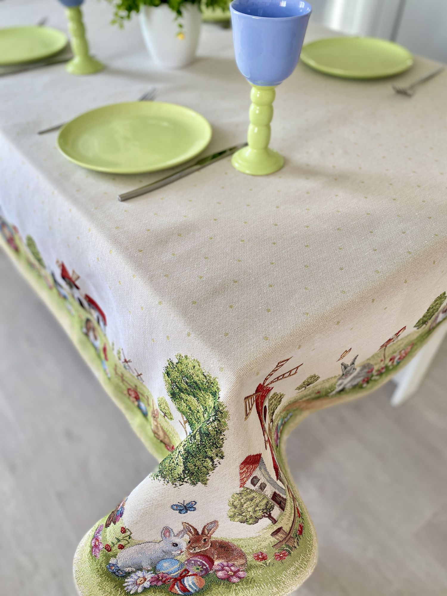 Easter tapestry tablecloth «Easter mood» Limaso Textile