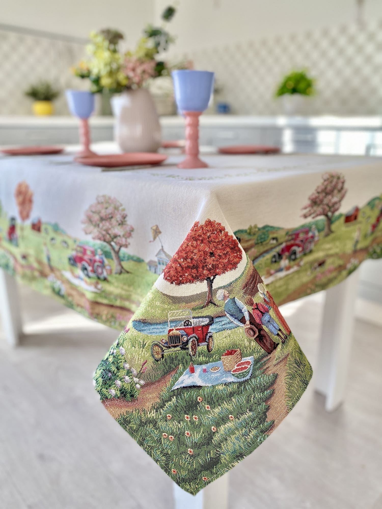 Tapestry tablecloth «Family picnic» Limaso Textile