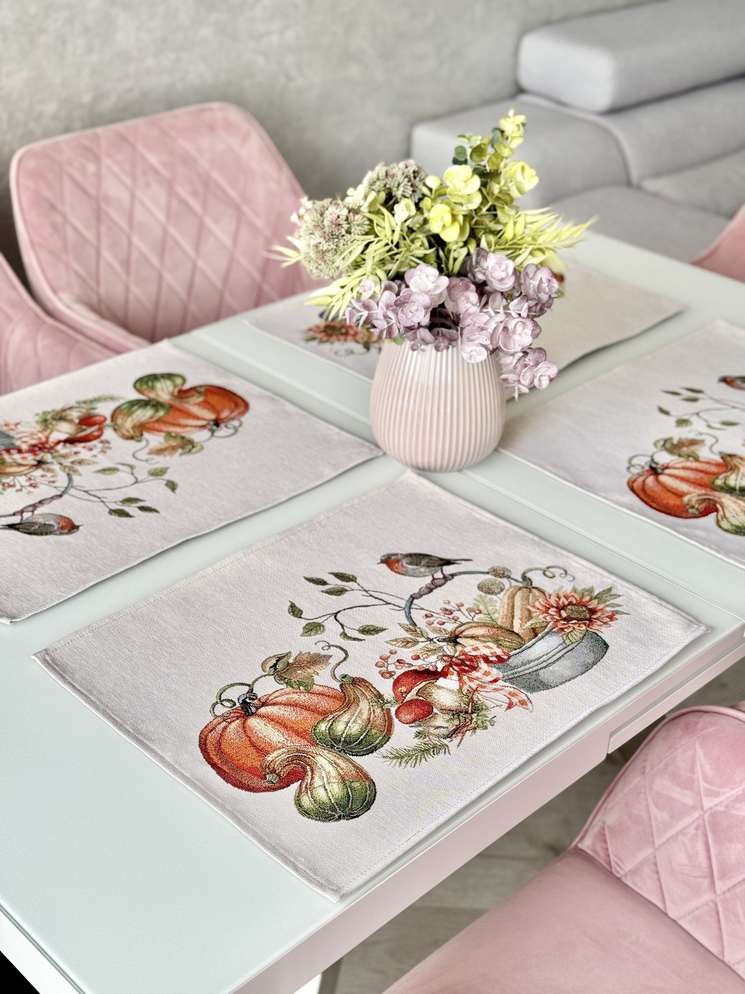 Tapestry Placemats set «Autumn harvest» Limaso Textile