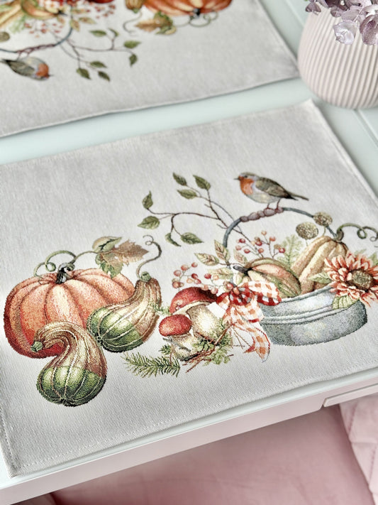 Tapestry Placemats set «Autumn harvest»