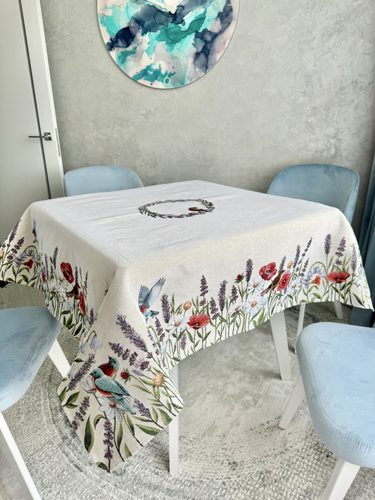 Tapestry tablecloth «Spring Delight»