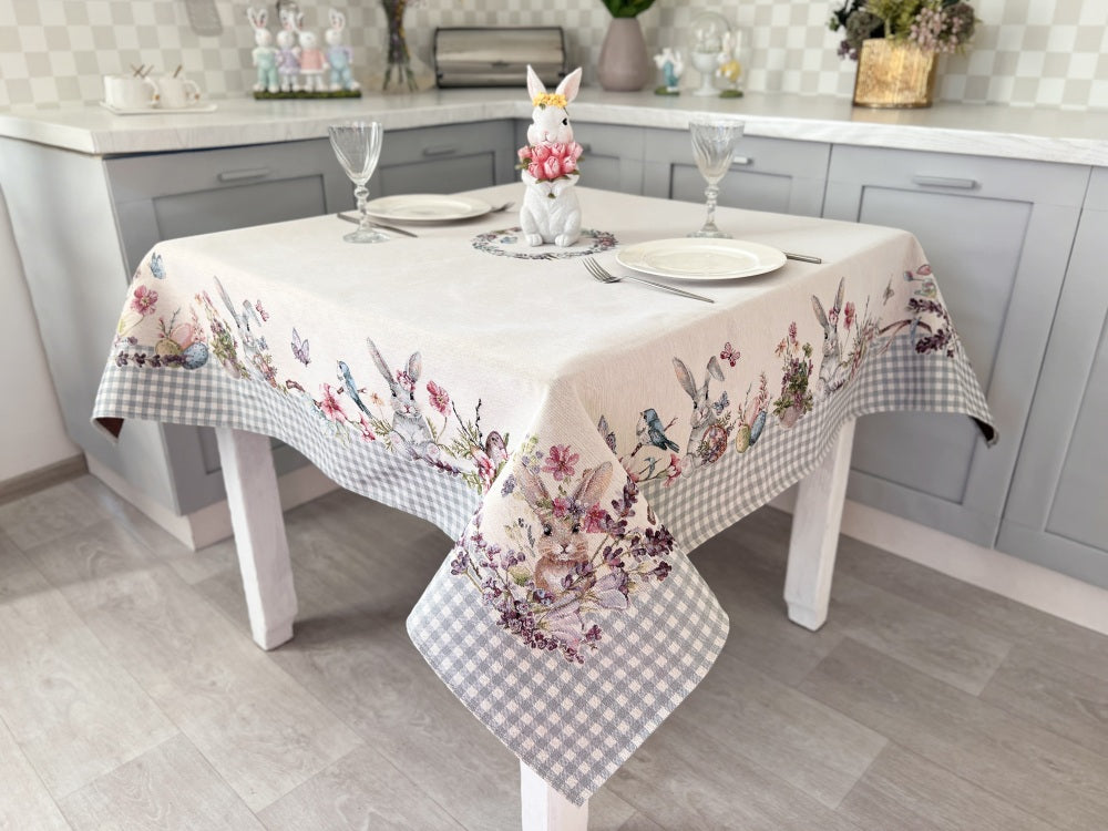 Easter tapestry tablecloth «Lavender holiday» Limaso Textile