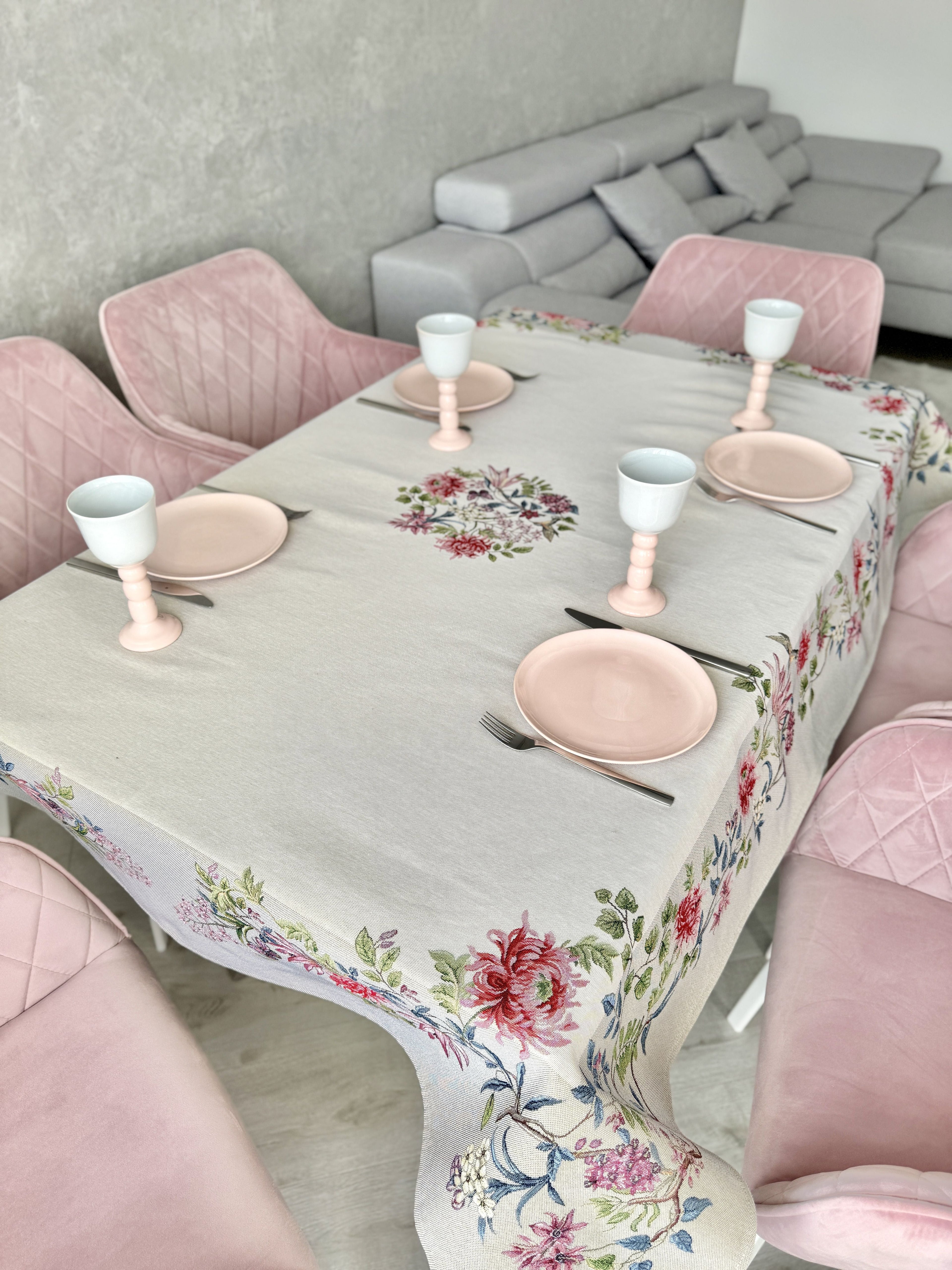 Tapestry tablecloth «Spring Flowers» Limaso Textile