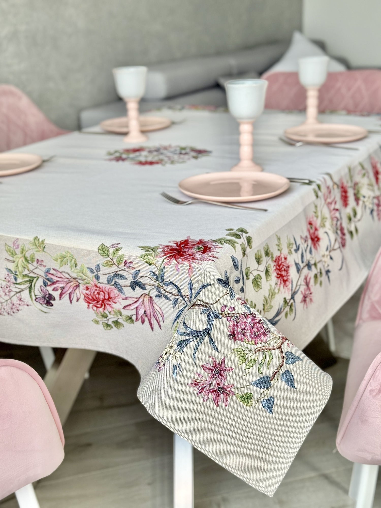 Tapestry tablecloth «Spring Flowers» Limaso Textile