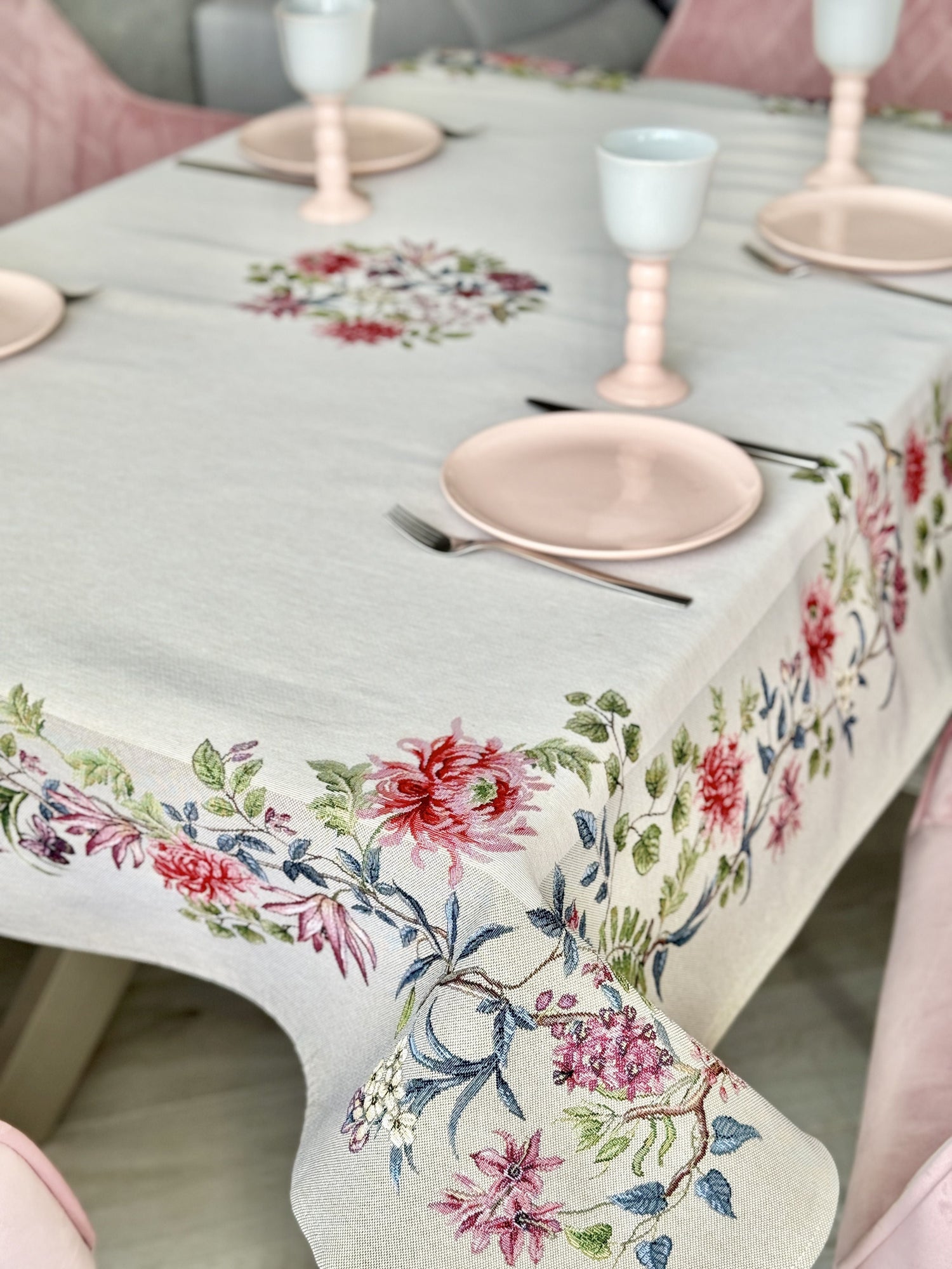 Tapestry tablecloth «Spring Flowers» Limaso Textile