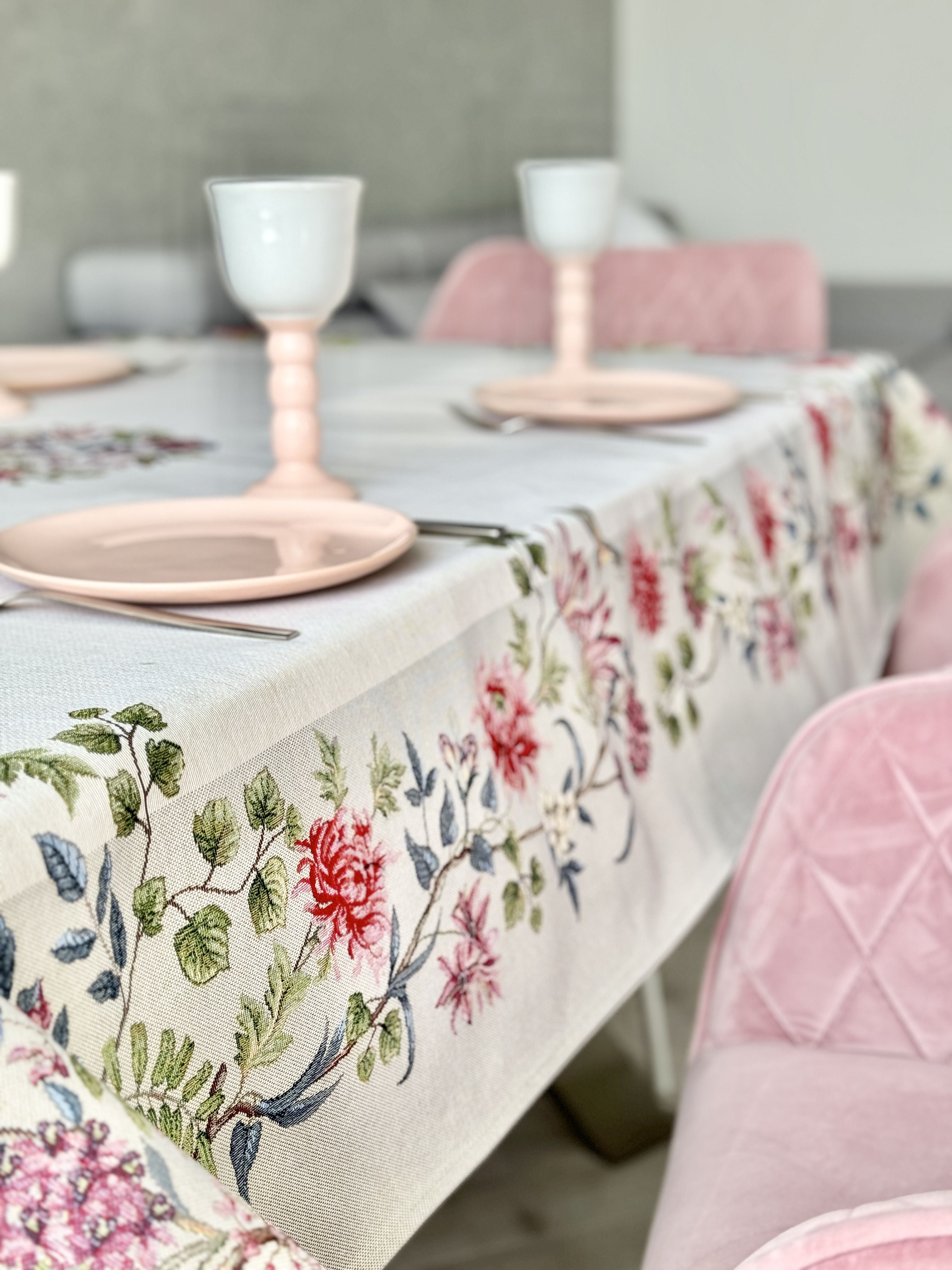 Tapestry tablecloth «Spring Flowers» Limaso Textile