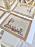 Winter Holiday Placemats «Gold Nutcracker» with golden thread