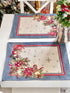 Christmas Placemat set «Christmas Glow» with Golden Lurex - Luxury Tapestry - Textile4Family