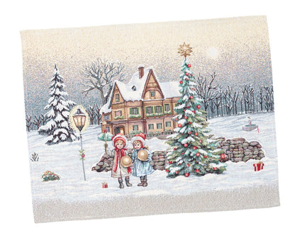 Christmas Placemat set «Magical Winter Eve»  - Luxury Tapestry
