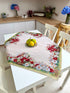 Square tablecloth «Poppy and Daisy» - Premium Tapestry - Textile4Family