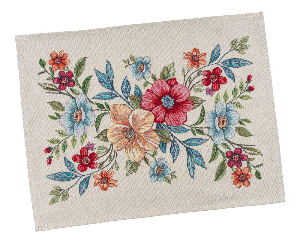 Placemat set «Blooming garden» - Premium Tapestry - Textile4Family