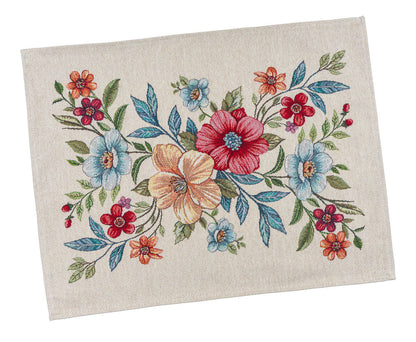 Placemat set «Blooming garden» - Premium Tapestry - Textile4Family
