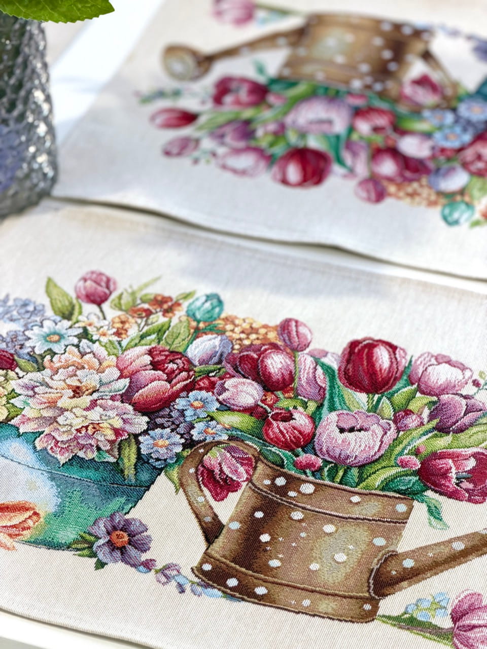 Placemat set «Tulip Bouquet» - Premium Tapestry - Textile4Family